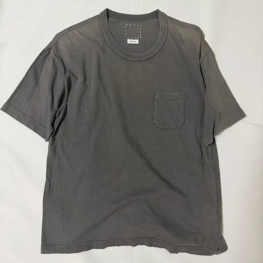 [BUNJANG] Visvim Jumbo Pocket T-Shirt Charcoal / 비즈빔(visvim) 점보 포켓 티셔츠 차콜