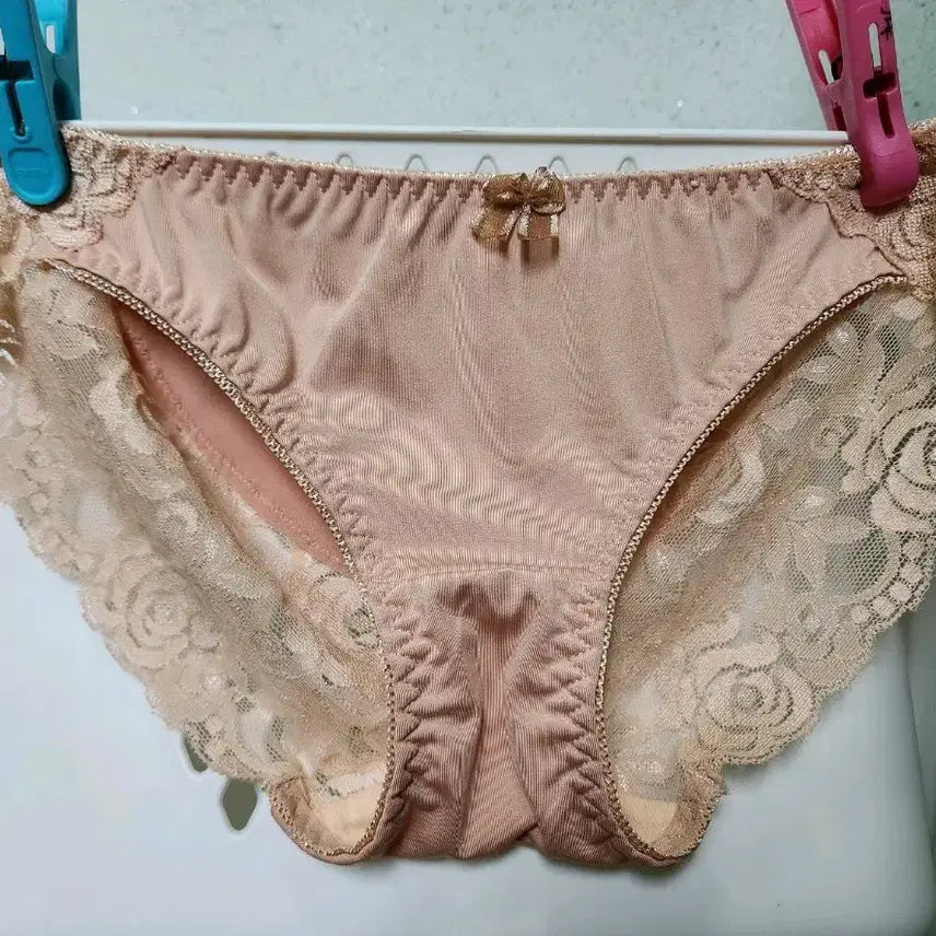 [BUNJANG] Beige Lace Women's Panties - Used / 베이지 레이스 여성팬티- 중고