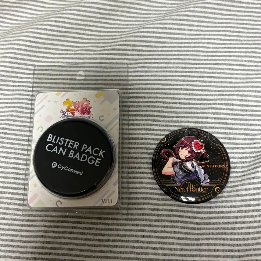 [BUNJANG] CyConveni Umamusume Gentildonna Can Badge / 우마무스메 CyConveni 캔 뱃지 [젠틸돈나]