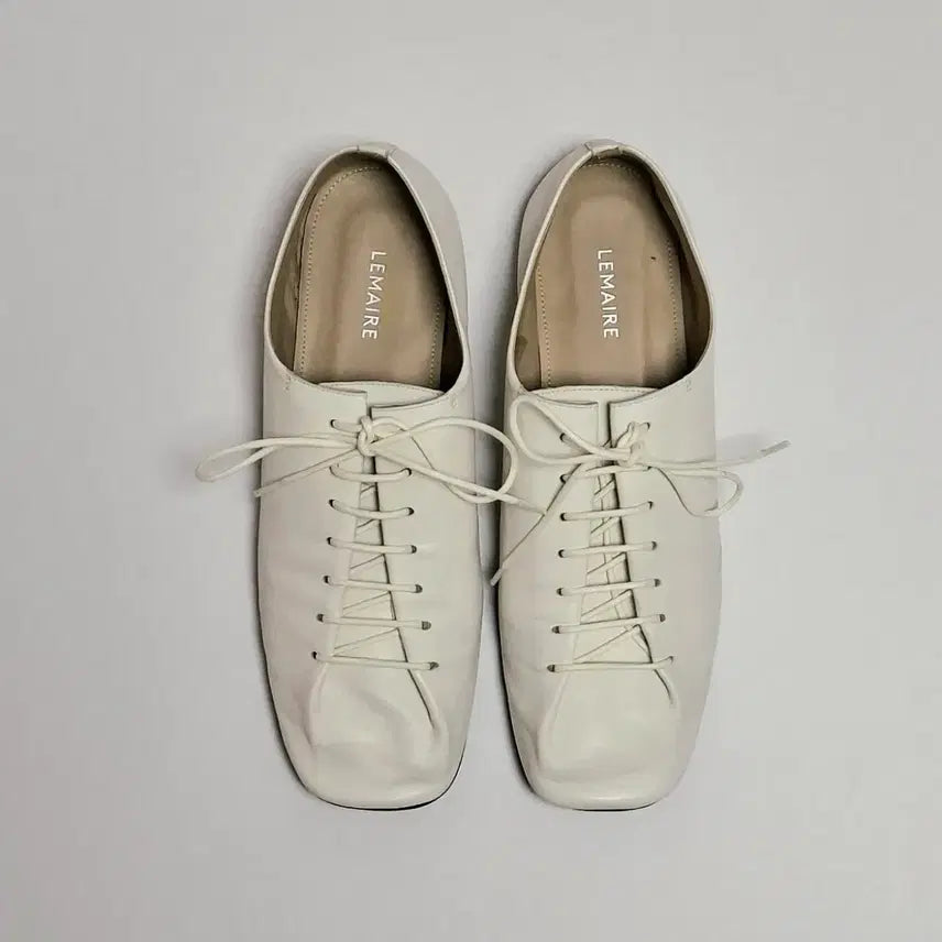 [BUNJANG] Lemaire Derby Shoes White Size 37 (240) / 르메르 더비슈즈 화이트 37 240