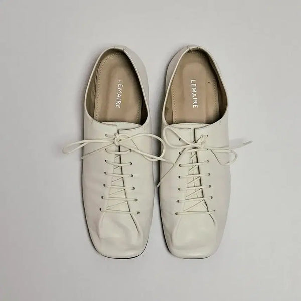 [BUNJANG] Lemaire Derby Shoes White Size 37 (240) / 르메르 더비슈즈 화이트 37 240
