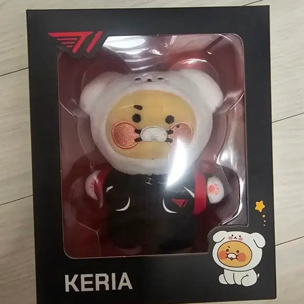 [BUNJANG] Kakao Friends Chunsik Keria Doll Keychain with Photocard / T1 카카오프렌즈 춘식이 케리아 인형 키링 포토카드 포함