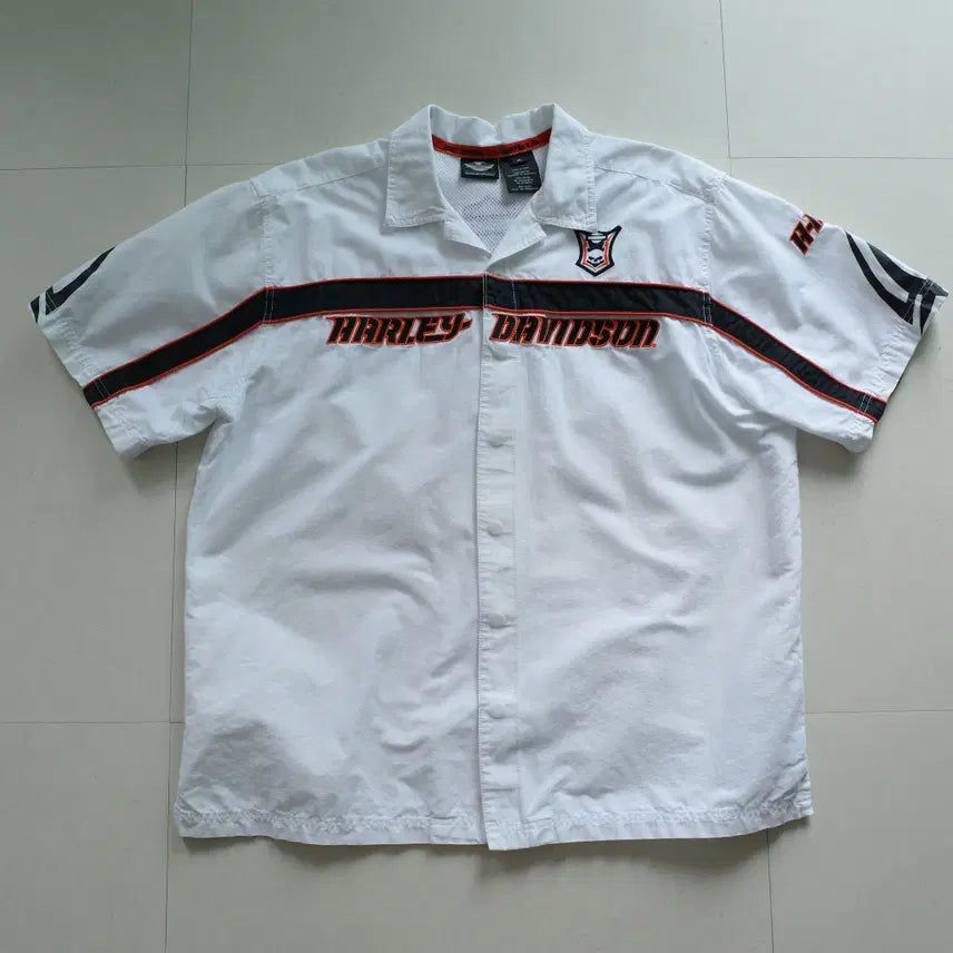 [BUNJANG] Harley-Davidson 00s Short Sleeve Biker Shirt XL / 할리데이비슨 00s 반팔 셔츠 XL