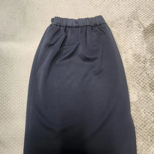 [BUNJANG] Women's Banding Skirt Navy / Black / 여자 밴딩 스커트 네이비 /블랙