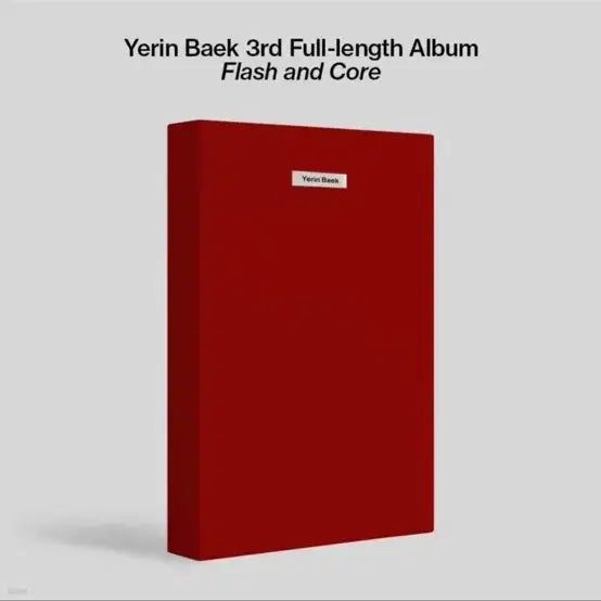 [BUNJANG] Baek Yerin 3rd Full Album 'Flash and Core' (Sealed) / 미개봉 백예린 3집 정규앨범 Flash and Core
