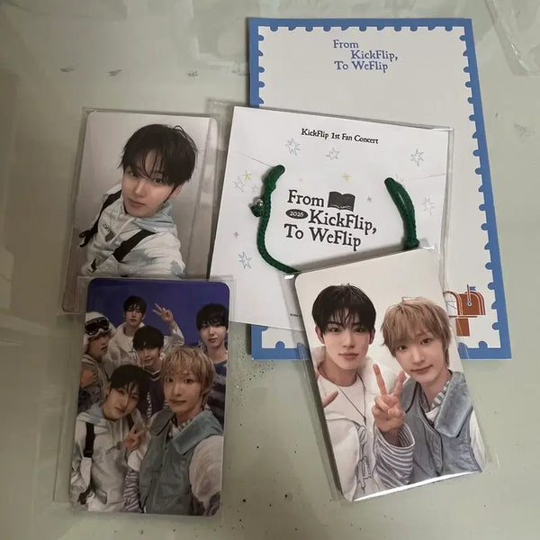 [BUNJANG] Kickflip Cheongju Fancon Photocard Bracelet Bundle Set / 킥플립 청주 팬콘 특전
