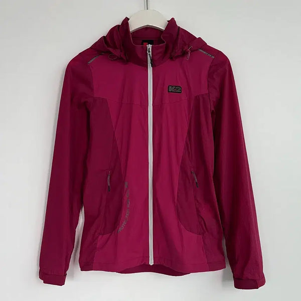[BUNJANG] K2 Pink Women's Windbreaker Jacket Size 90 / K2 핑크 여성 바람막이 자켓 90