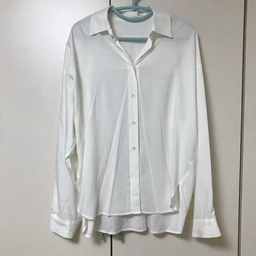 [BUNJANG] AVECNOUS Summer Linen Blend Shirt White / 새) AVECNOUS 여름 린넨혼방 남방 셔츠