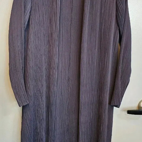 [BUNJANG] Lee Sang Bong Pleated Long Cardigan / 이상봉. 플리츠주름  롱가디건  프리55-77