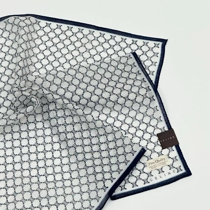 [BUNJANG] Celine Cotton Petit Scarf / (새상품) celine / 셀린느 코튼 쁘띠스카프 손수건
