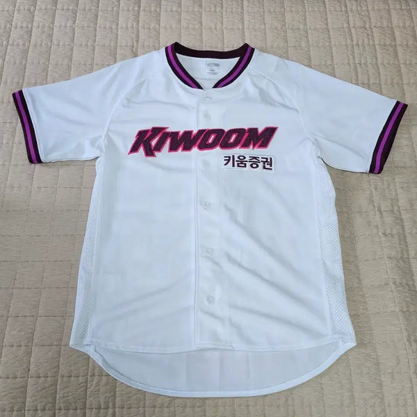 [BUNJANG] Kiwoom Heroes Nomarking Baseball Jersey / [90,새상품급] kbo 키움히어로즈 노마킹 유니폼