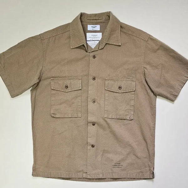 [BUNJANG] Espionage Work Short Sleeve Shirt / 에스피오나지 워크 반팔 셔츠
