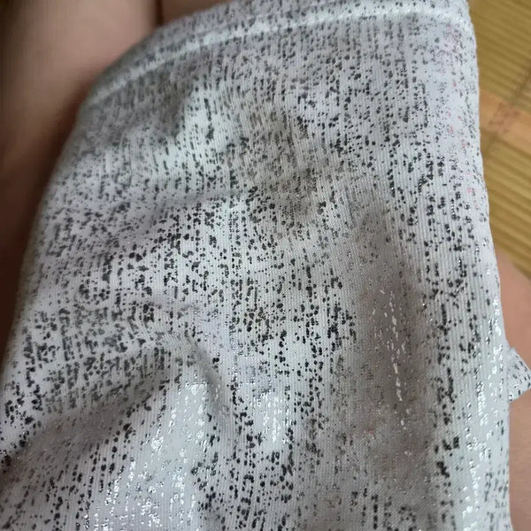 [BUNJANG] White Pearl Pattern Sleeveless Top / 화이트 펄 패턴 민소매탑나시새상품
