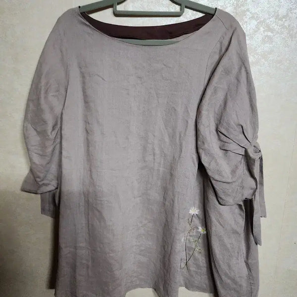 [BUNJANG] Linen Blouse / 린넨블라우스