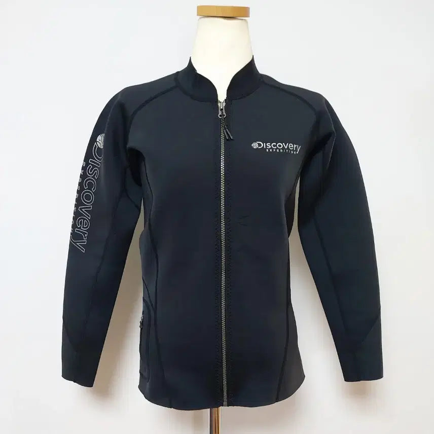 [BUNJANG] Discovery Expedition Tappa Water Jacket (Rash Guard) Set - Black / 디스커버리 익스페디션 풀집업 타파 워터자켓(래쉬가드)상의95/하의75