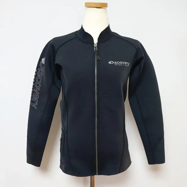 [BUNJANG] Discovery Expedition Tappa Water Jacket (Rash Guard) Set - Black / 디스커버리 익스페디션 풀집업 타파 워터자켓(래쉬가드)상의95/하의75
