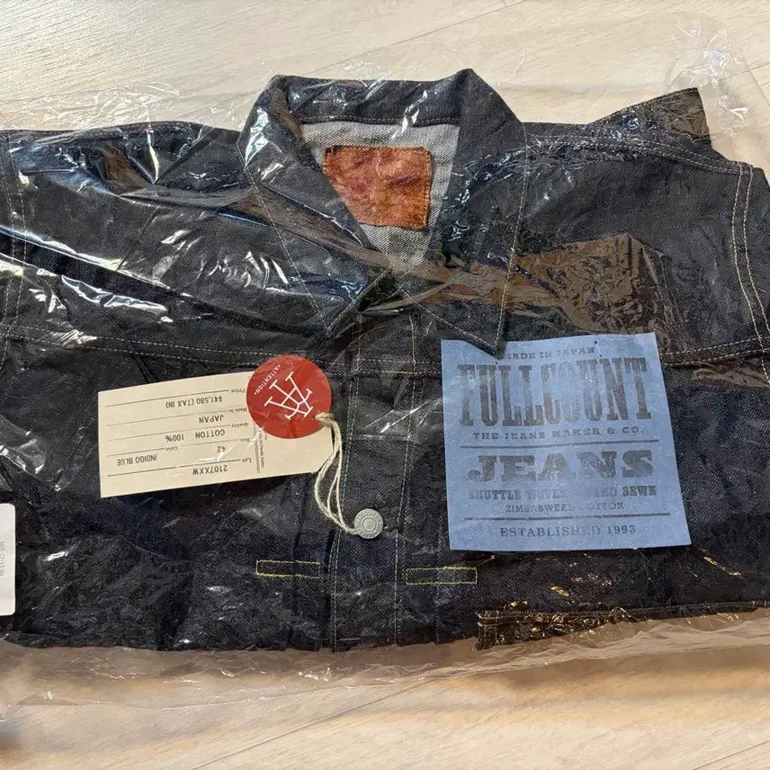 [BUNJANG] Fullcount 1st Gen 42 Heavy Ounce Denim Jacket / 풀카운트 2017xx1세대 42헤비온스 데님청자켓 새상품 아메카지워크웨어