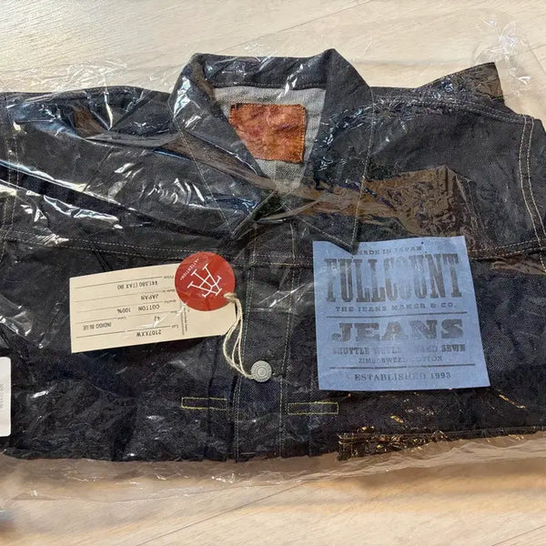 [BUNJANG] Fullcount 1st Gen 42 Heavy Ounce Denim Jacket / 풀카운트 2017xx1세대 42헤비온스 데님청자켓 새상품 아메카지워크웨어