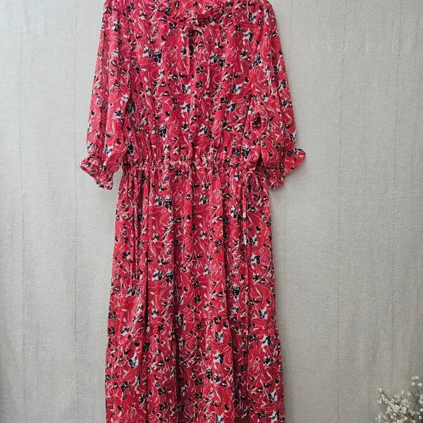 [BUNJANG] NnF Chiffon Ruffle Long Dress Size 100 / 새제품 NnF 쉬폰 프릴 롱원피스 100