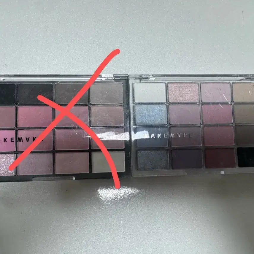 [BUNJANG] WAKEMAKE Blue Core Blurring Shadow Palette / 단종) 웨이크메이크 블루코어 블러링 섀도우팔레트