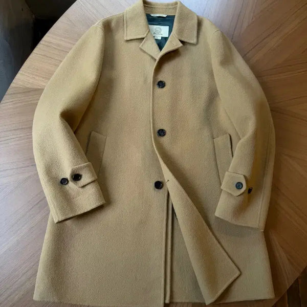 [BUNJANG] Bastong Camel Color Topcoat Men's Size 100 / 바스통 카멜컬러 탑코트 남성100