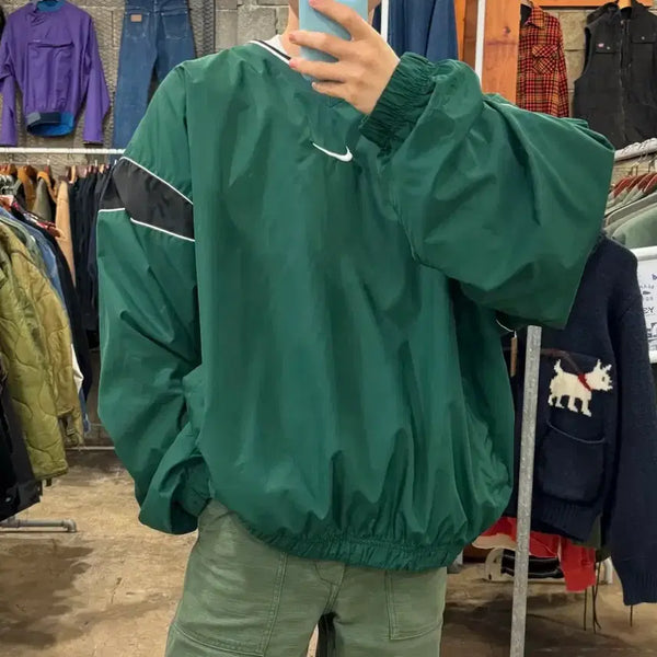 [BUNJANG] Vintage Nike Pullover Warm-up Jacket / 빈티지 나이키 풀오버 웜업