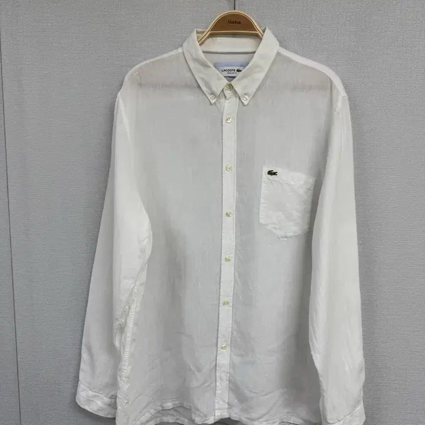 [BUNJANG] Lacoste Linen Shirt / 라코스테 린넨 셔츠