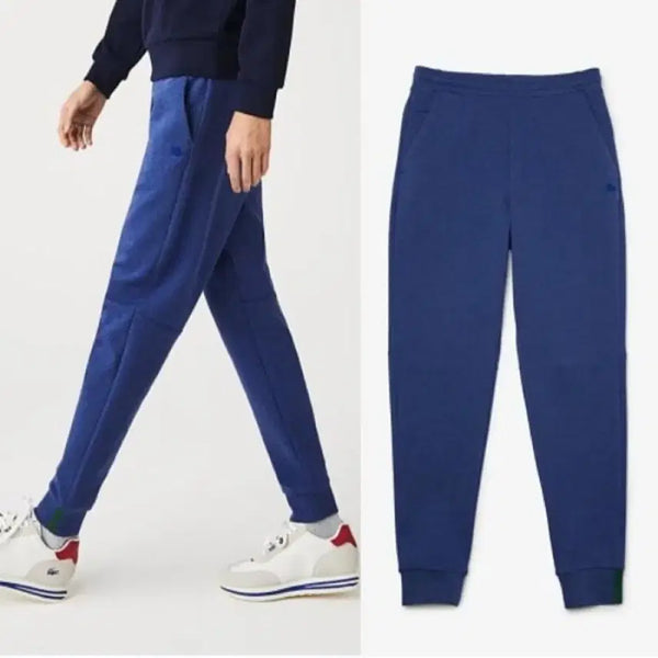[BUNJANG] Lacoste Men's Slim Fit Cotton Blend Track Jogger Pants / [라코스테] 남성 슬림핏 헤더드 코튼 혼방 트랙 조거 팬츠