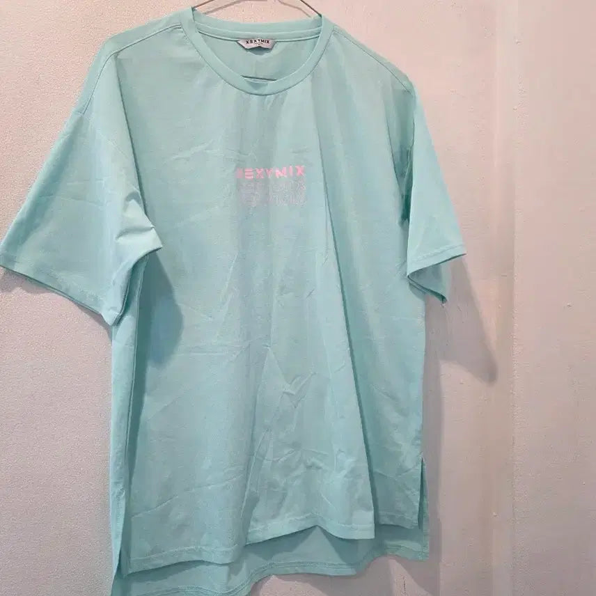 [BUNJANG] Xexymix Oversized Short Sleeve T-Shirt Mint / 젝시믹스 반팔 티셔츠 민트 가52