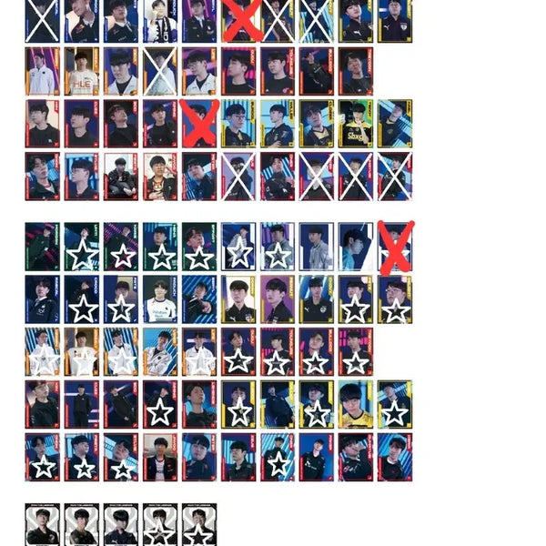 [BUNJANG] LCK Player Photocard Set / 일반5장, 스페셜1장 LCK 선수 카드