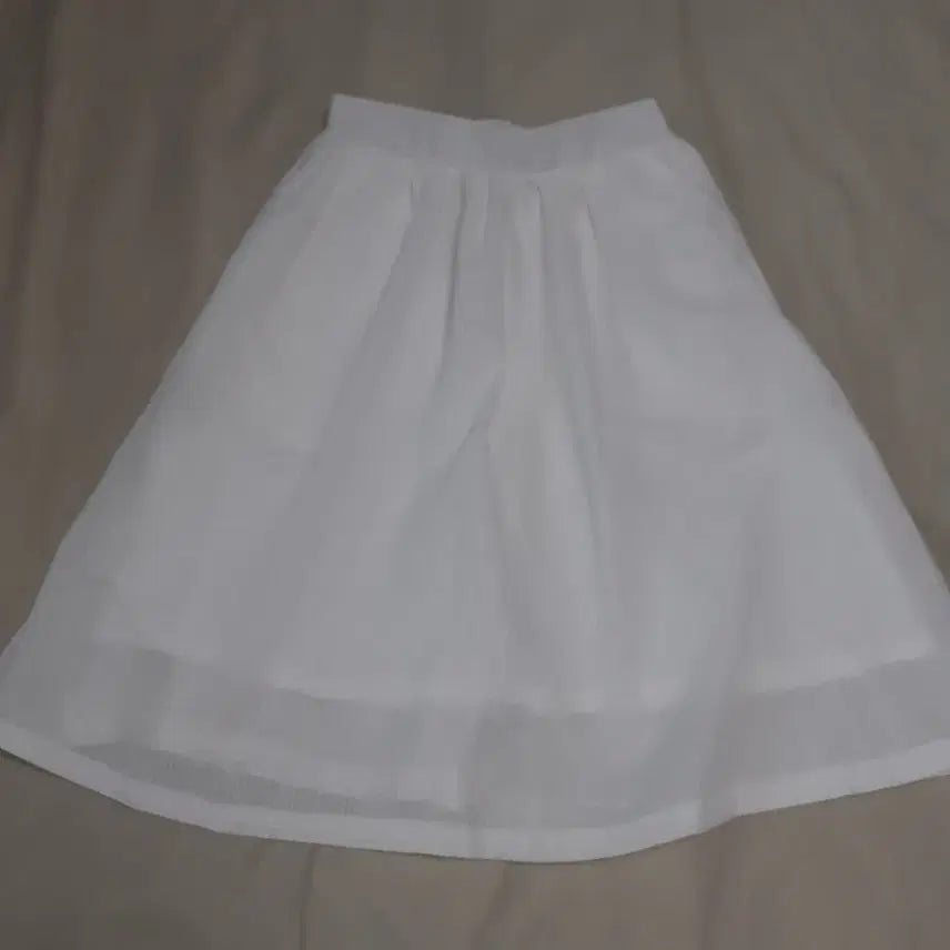 [BUNJANG] White Flare Skirt / 화이트 플레어 스커트 흰치마 흰색치마