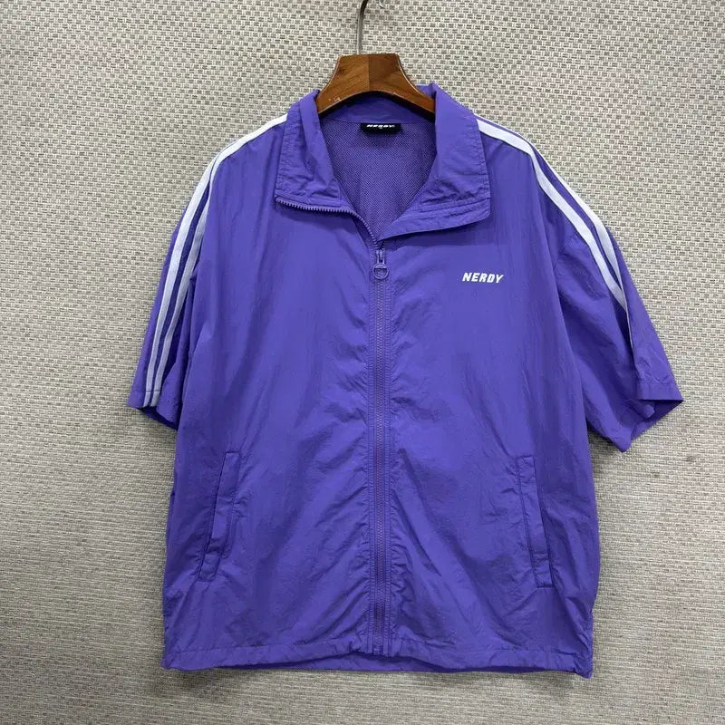 [BUNJANG] NERDY Half-Sleeve Windbreaker Jacket M / 널디 반팔 바람막이 자켓 M D02044