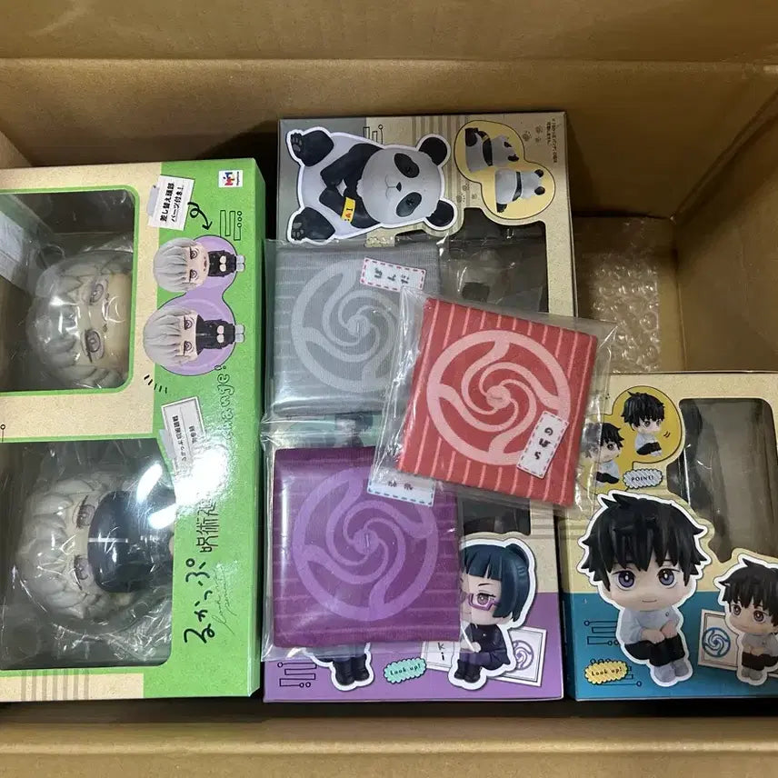 [BUNJANG] Jujutsu Kaisen Anumaki Panda Maki Yuta Look-Up Bundle Set (Sealed) / 주술회전 아누마키 판다 마키 유타 룩업 미개봉 일괄