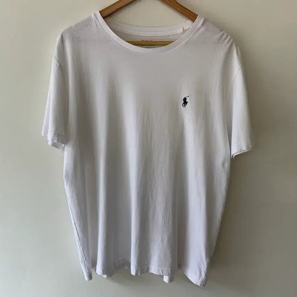 [BUNJANG] Polo Ralph Lauren White Short Sleeve T-Shirt / 폴로 화이트 반팔 티셔츠