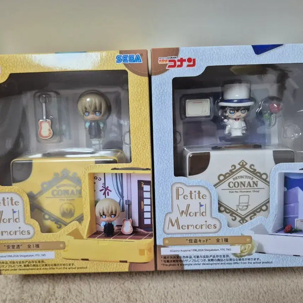 [BUNJANG] Detective Conan Petit World Memories Figures Bundle (Amuro Tooru, Kaito Kid) - Sealed / [미개봉] 코난 쁘띠월드 메모리즈 피규어 일괄 (아무로토오루, 괴도키드)