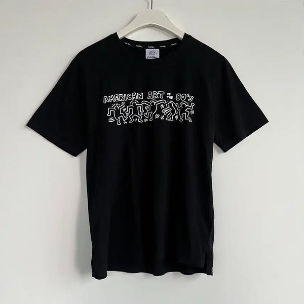 [BUNJANG] Keith Haring American Art 80s T-Shirt Black / 키스해링 아메리칸 아트 80s 반팔티 블랙