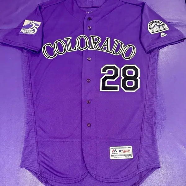 [BUNJANG] MLB Colorado Rockies Nolan Arenado Majestic Authentic Jersey Size 44 / mlb 콜로라도 놀란 아레나도 어센틱 유니폼