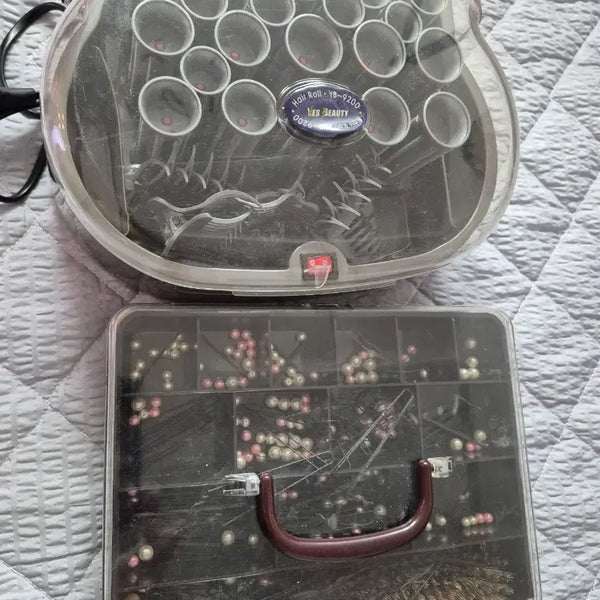 [BUNJANG] YES BEAUTY Hair Roll Set YB-9200 with Hair Pins / YES BEAUTY 헤어롤 YB-9200 + 헤어핀 세트