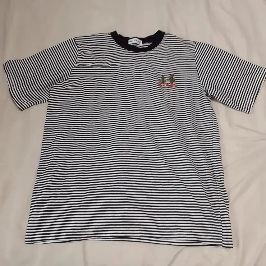 [BUNJANG] ALTIPIANO Cactus Stripe T-Shirt / ALTIPIANO 선인장 스트라이프 티셔츠