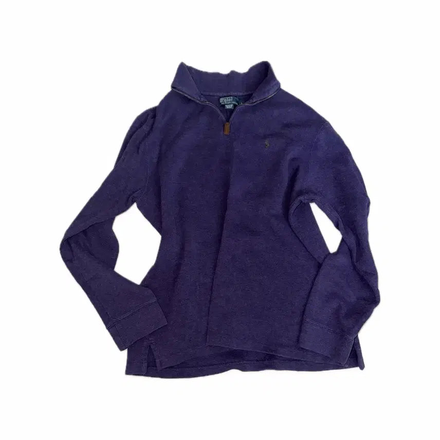 [BUNJANG] Polo Ralph Lauren Pony Half-Zip Sweatshirt Vintage / Polo 폴로 포니 반집업 맨투맨 티셔츠 빈티지