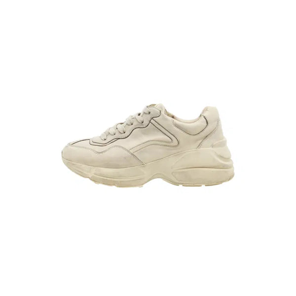 [BUNJANG] Gucci Rhyton Distressed Leather Sneakers Ivory / (W) 구찌 롸이톤 레더 스니커즈 디스트레스드 아이보리