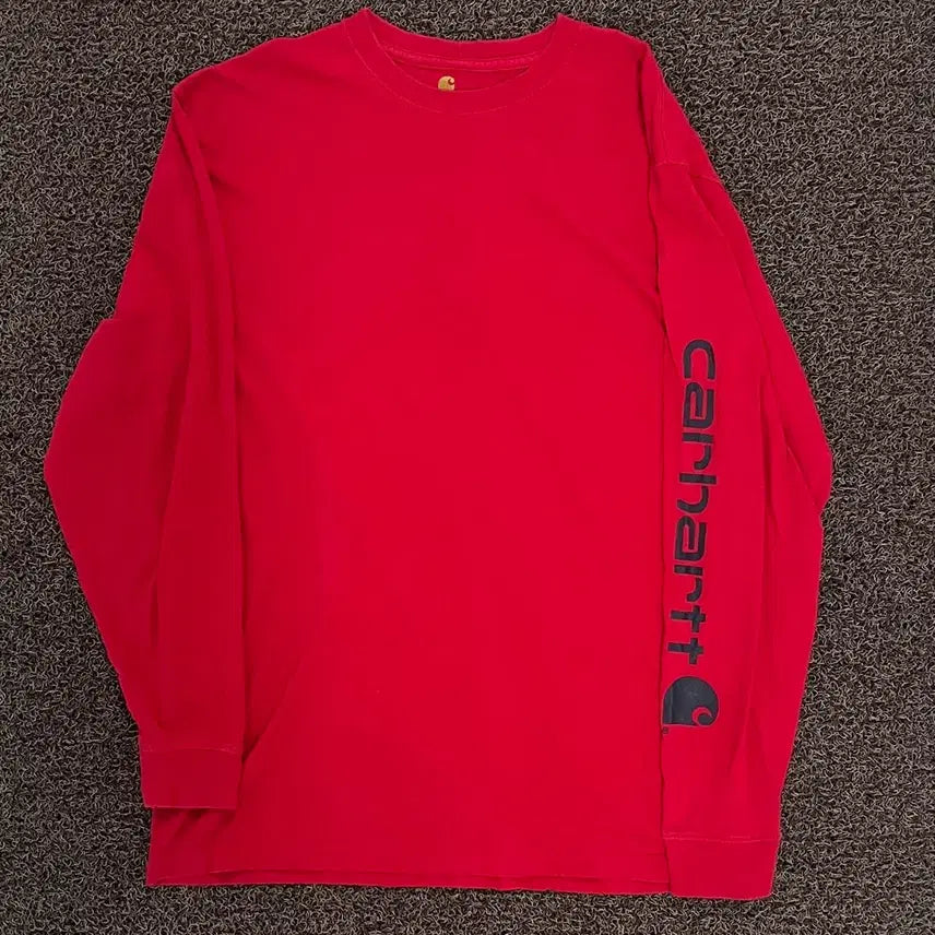 [BUNJANG] Carhartt Long Sleeve T-Shirt Red L / 칼하트 긴팔 티셔츠 레드(L)