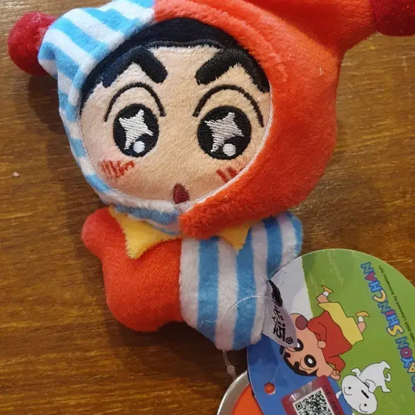 [BUNJANG] Crayon Shin-chan Circus Pierrot Plush Keychain / 짱구 서커스 삐에로 인형 키링