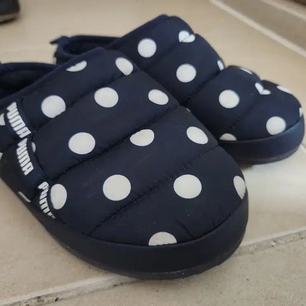 [BUNJANG] Puma Mule Slippers Navy Dot 270 / 푸마 뮬 슬리퍼 네이비 도트 270