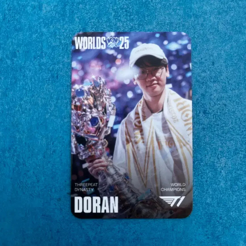 [BUNJANG] T1 Doran Worlds 2023 Photocard / Worlds 티원 월즈 우승 포카 도란