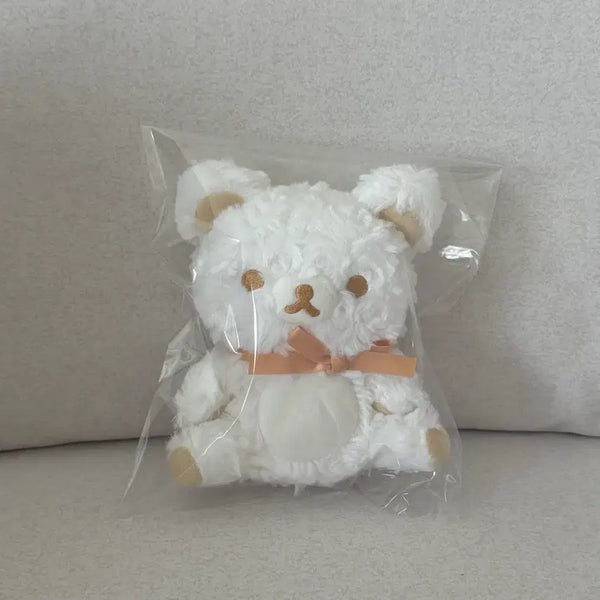 [BUNJANG] Rilakkuma Rose Boa Plush / 리락쿠마 로즈보아 인형