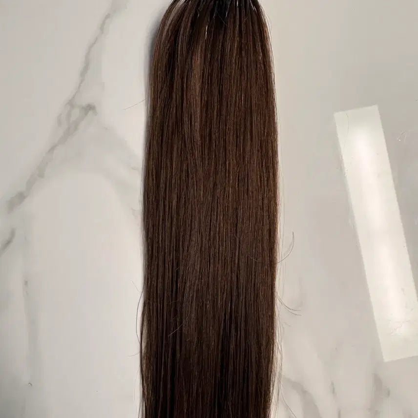 [BUNJANG] Brown Clip-in Hair Extensions 18 inch / 갈색브라운 붙임머리18인치
