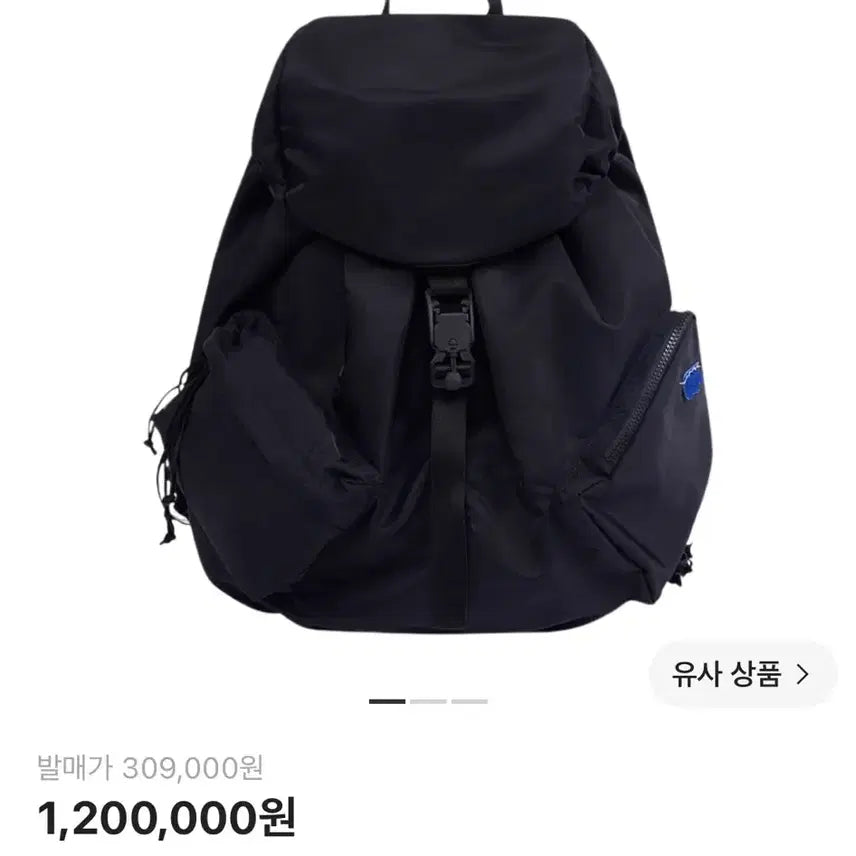 [BUNJANG] Ader Error Noir Backpack / 아더에러 느와르 백팩
