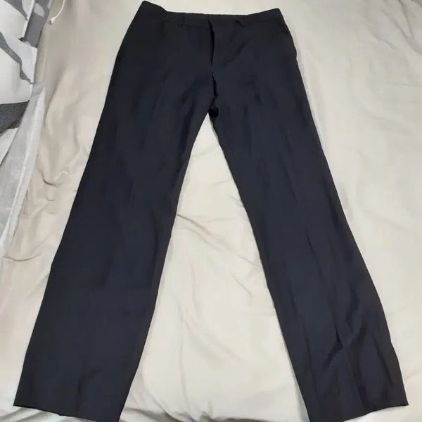 [BUNJANG] Ggiano Black Dress Pants / 지지아노 블랙 슬랙스 정장바지 행사복 정장팬츠