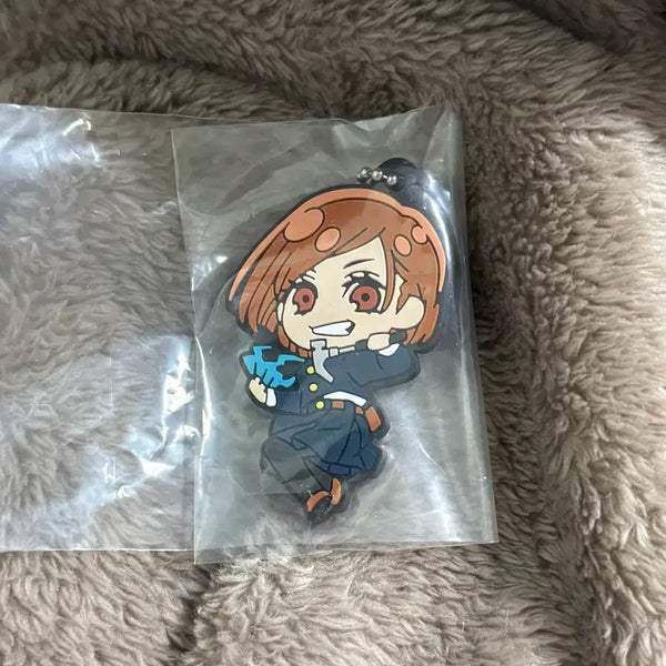 [BUNJANG] Jujutsu Kaisen Nobara Kugisaki Rubber Keychain Gacha / 주술회전 쿠기사키 노바라 러버 키링 가챠 새상품